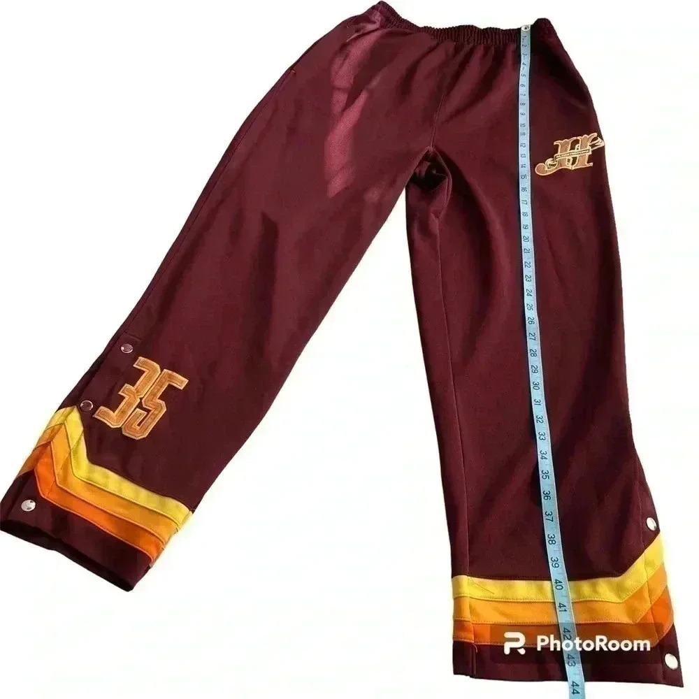 Platinum FUBU Harlem Globetrotters #35 Warmup Basketball Sweatpants Mens… - Picture 8 of 15